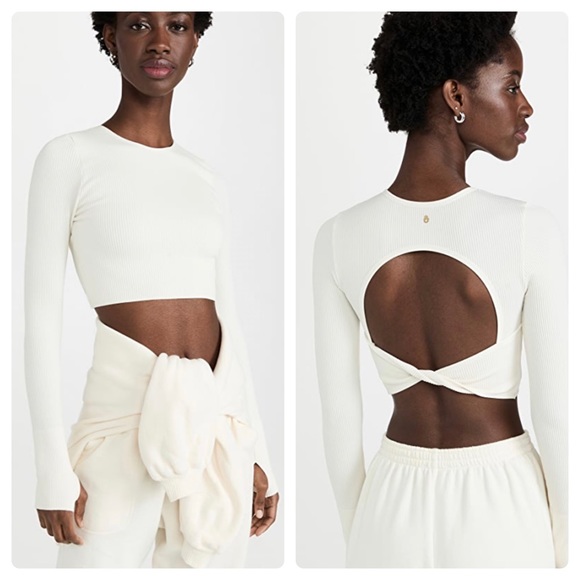 Spiritual Gangster Serene Twist Back Long Sleeve - Picture 1 of 10